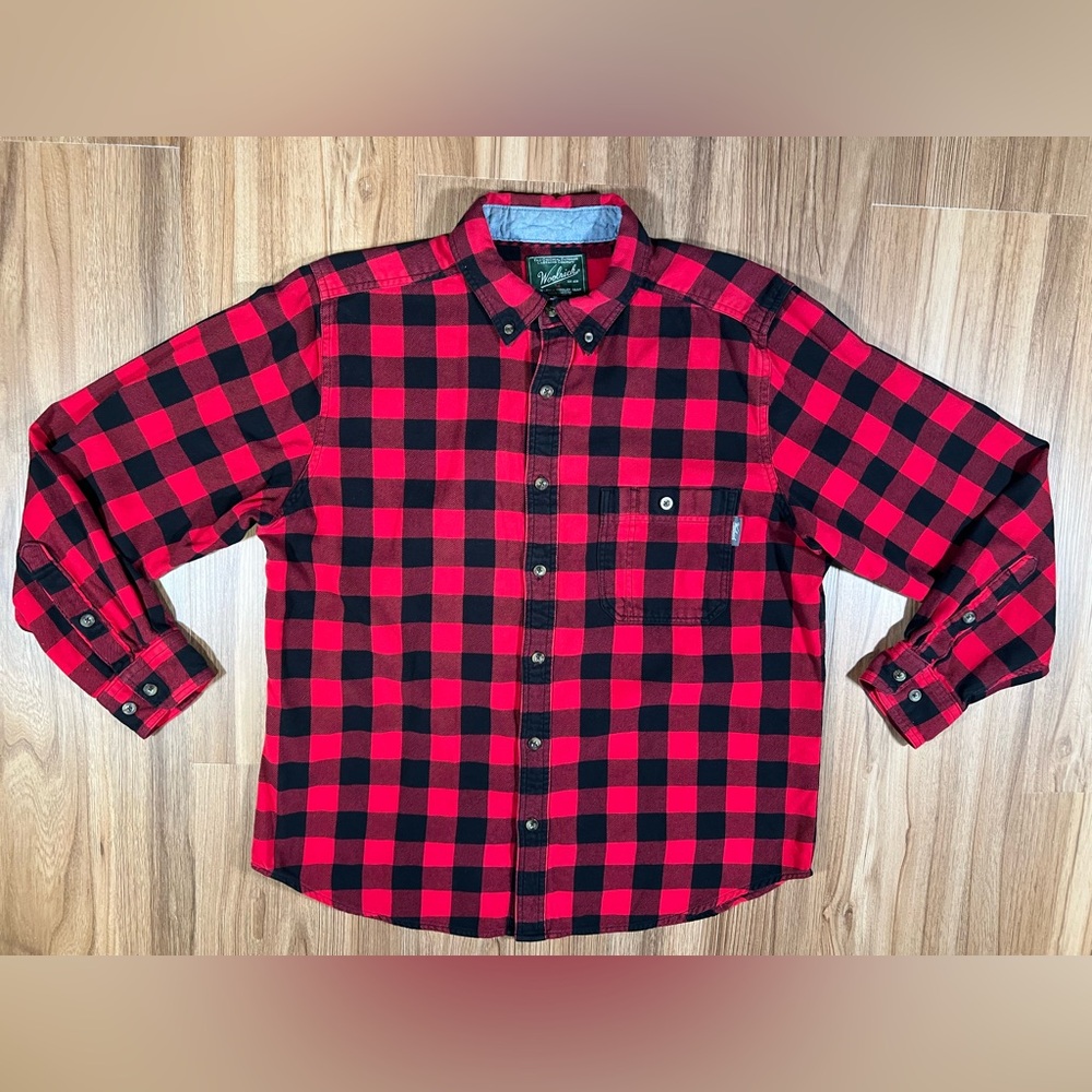 Woolrich Vintage Red Plaid Flannel